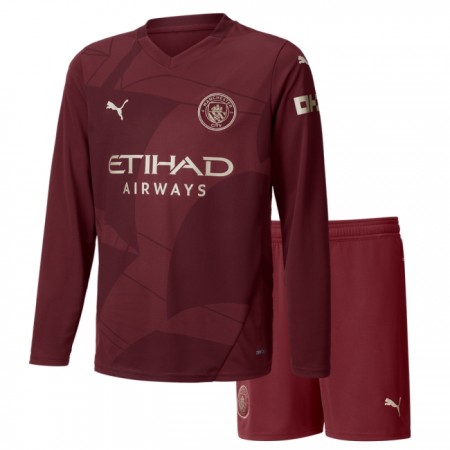 Manchester City Barn Tredjedrakt 2024-25 Langermet